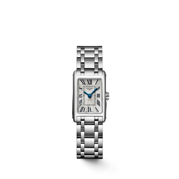 Montre Longines Dolcevita Cadran Argenté "flinqué" Bracelet Acier