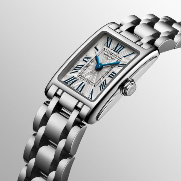 Montre Longines Dolcevita Cadran Argenté "flinqué" Bracelet Acier
