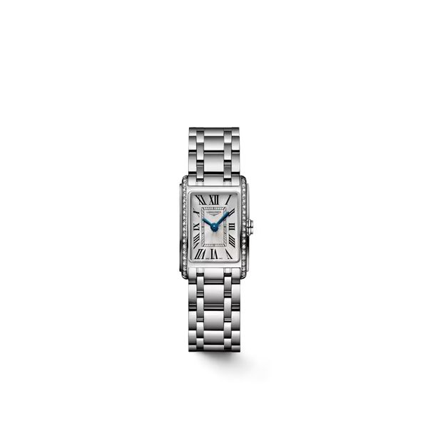 Montre Longines Dolcevita Cadran Argenté "flinqué" Bracelet Acier