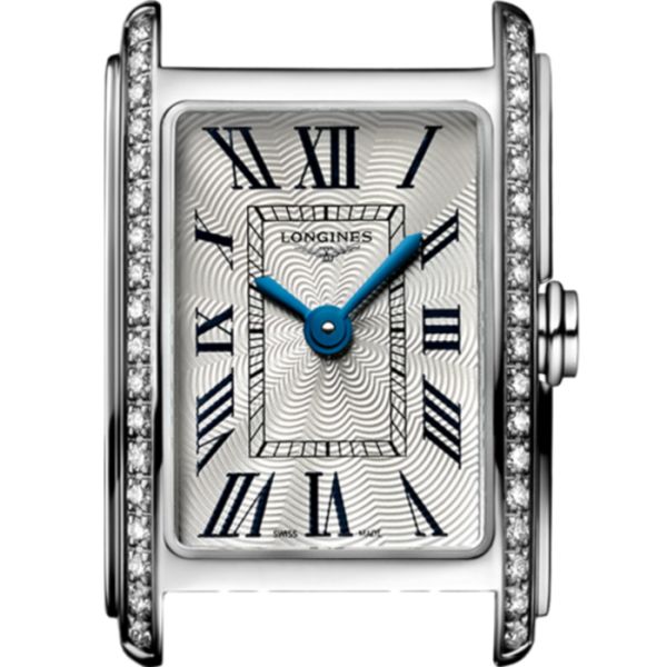 Montre Longines Dolcevita Cadran Argenté "flinqué" Bracelet Acier