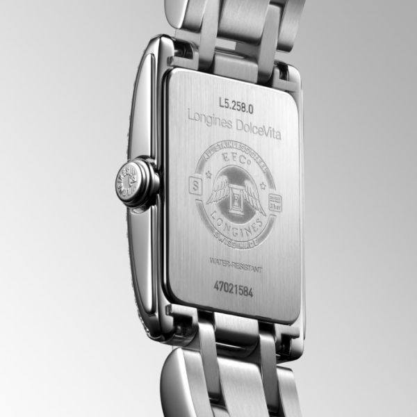 Montre Longines Dolcevita Cadran Argenté "flinqué" Bracelet Acier