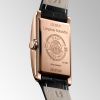 Montre Longines Dolcevita Cadran Argenté "flinqué" Bracelet Alligator