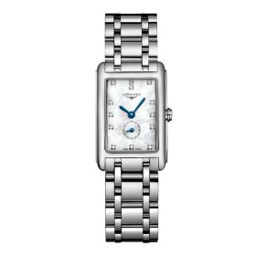 Montre Longines Dolcevita Cadran Nacre blanche Bracelet Acier