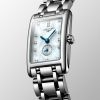 Montre Longines Dolcevita Cadran Nacre blanche Bracelet Acier