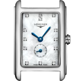 Montre Longines Dolcevita Cadran Nacre blanche Bracelet Acier