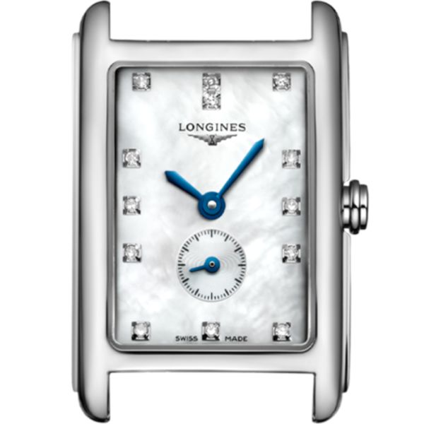 Montre Longines Dolcevita Cadran Nacre blanche Bracelet Acier