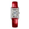 Montre Longines Dolcevita Cadran Argenté "flinqué" Bracelet Alligator