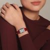 Montre Longines Dolcevita Cadran Argenté "flinqué" Bracelet Alligator