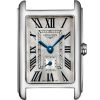 Montre Longines Dolcevita Cadran Argenté "flinqué" Bracelet Alligator