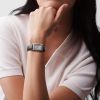 Montre Longines Dolcevita Cadran Argenté "flinqué" Bracelet Alligator