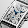 Montre Longines Dolcevita Cadran Argenté "flinqué" Bracelet Alligator