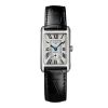 Montre Longines Dolcevita Cadran Argenté "flinqué" Bracelet Alligator