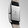 Montre Longines Dolcevita Cadran Argenté "flinqué" Bracelet Alligator