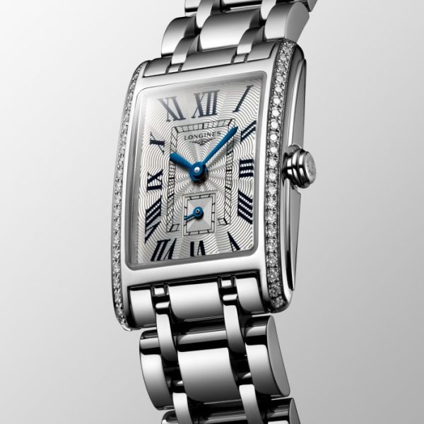 Montre Longines Dolcevita Cadran Argenté "flinqué" Bracelet Acier