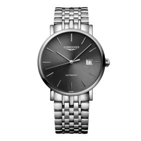 Montre Longines Elegant Collection Cadran Gris soleillé Bracelet Acier