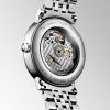 Montre Longines Elegant Collection Cadran Gris soleillé Bracelet Acier