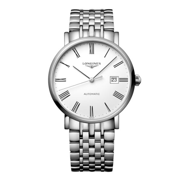 Montre Longines Elegant Collection Cadran Blanc mat Bracelet Acier