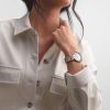 Montre Longines Elegant Collection Cadran Blanc mat Bracelet Acier