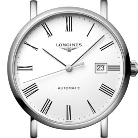 Montre Longines Elegant Collection Cadran Blanc mat Bracelet Acier