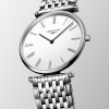 Montre La Grande Classique De Longines Cadran Blanc Bracelet Acier