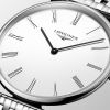 Montre La Grande Classique De Longines Cadran Blanc Bracelet Acier