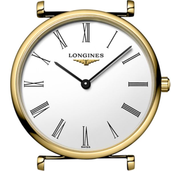 Montre La Grande Classique De Longines Cadran Blanc Bracelet Alligator