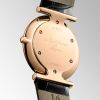 Montre La Grande Classique De Longines Cadran Noir laqué poli Bracelet Acier PVD rouge