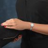 Montre La Grande Classique De Longines Cadran Nacre blanche Bracelet Acier