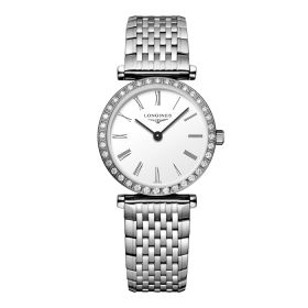 Montre La Grande Classique De Longines Cadran Blanc Bracelet Acier