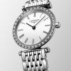 Montre La Grande Classique De Longines Cadran Blanc Bracelet Acier