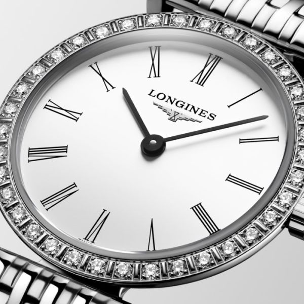 Montre La Grande Classique De Longines Cadran Blanc Bracelet Acier