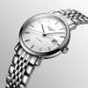 Montre Longines Elegant Collection Cadran Blanc mat Bracelet Acier
