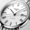 Montre Longines Elegant Collection Cadran Blanc mat Bracelet Acier