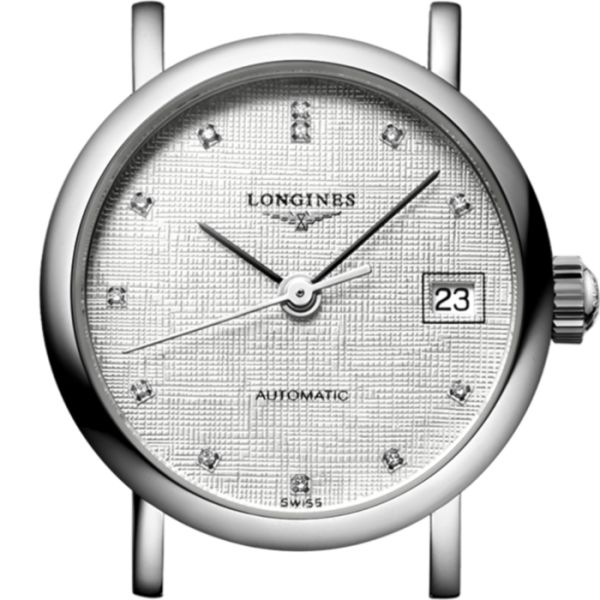 Montre Longines Elegant Collection Cadran Striped Silver Bracelet Acier