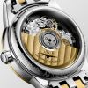 Montre Flagship Cadran Blanc mat Bracelet Acier et PVD jaune