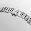 Montre La Grande Classique De Longines Cadran Noir laqué poli Bracelet Acier