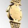 Montre La Grande Classique De Longines Cadran Nacre blanche Bracelet PVD jaune
