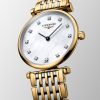 Montre La Grande Classique De Longines Cadran Nacre blanche Bracelet Acier et PVD jaune