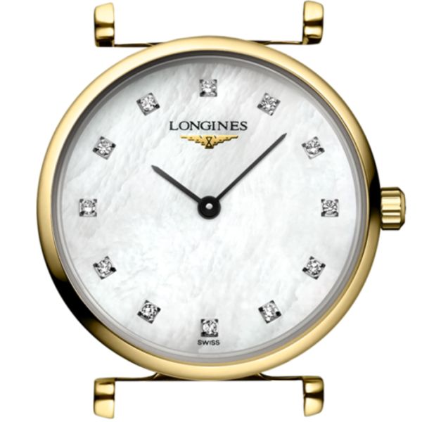 Montre La Grande Classique De Longines Cadran Nacre blanche Bracelet Acier et PVD jaune