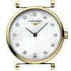 Montre La Grande Classique De Longines Cadran Nacre blanche Bracelet Acier et PVD jaune