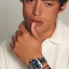 Montre Hydroconquest Cadran Bleu soleillé Bracelet Acier
