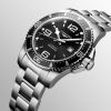 Montre Hydroconquest Cadran Noir soleillé Bracelet Acier