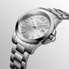 Montre Longines Conquest Cadran Argenté "soleil" Bracelet Acier
