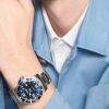 Montre Longines Hydroconquest Cadran Bleu soleillé Bracelet Acier
