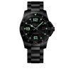 Montre Longines HydroconquestCadran Noir soleillé Bracelet Acier