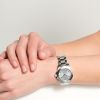 Montre Longines Conquest Cadran Argenté "soleil" Bracelet Acier