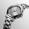 Montre Longines Conquest Cadran Argenté "soleil" Bracelet Acier