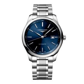 Montre Longines Master Collection Cadran Bleu soleillé Bracelet Acier