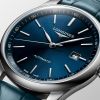 Montre Longines Master Collection Cadran Bleu soleillé Bracelet Alligator