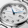 Montre Longines Master Collection Cadran Argenté "grain d'orge" Bracelet Acier